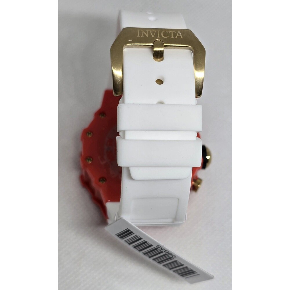 Invicta Racing Vaulthan Men's Watch 44mm White Red Gold 69655 Brand New - Picture 6 of 7